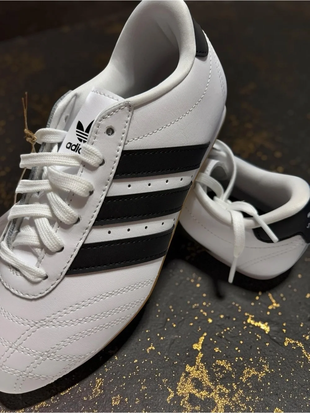 Adidas Originals Taekwondo White Black Sneakers Y2K Tenniscore Retro